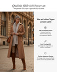 Baesics Stirnband Taupe – Winter-Stirnband mit Fleecefutter, Waffelmuster
