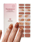 Baesics UV Gelstrips Aura Collection – semi-cured UV Gel-Nagelfolien, 20 Streifen Set