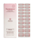Baesics UV Gelstrips Rosy Tint – semi-cured UV Gel-Nagelfolien, 20 Streifen Set