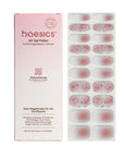 Baesics UV Gelstrips Sakura Blush – semi-cured UV Gel-Nagelfolien, 20 Streifen Set