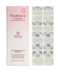 Baesics UV Gelstrips Azure Porcelain – semi-cured UV Gel-Nagelfolien, 20 Streifen Set