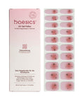 Baesics UV Gelstrips Celestial Blush – semi-cured UV Gel-Nagelfolien, 20 Streifen Set