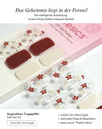 Baesics UV Gelstrips Crimson Botanica – Gel-Nagelfolien Blatt