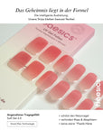 Baesics UV Gelstrips Peach Soda – Gel-Nagelfolien Blatt