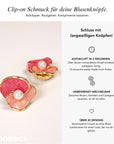 Baesics Button Covers Koralle – nickelfreie Knopfüberzüge, Bild 2