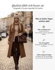 Baesics Strickmütze Glitzer mit Bommel – Wintermütze mit Fleecefutter, Bild 2