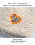 Baesics Wintermütze mit Herz – Unisex Beanie aus weichem Strick, Bild 3