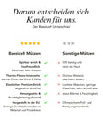 Baesics Bommelmütze mit Wolle – Wintermütze mit Kunstfell-Bommel & Fleecefutter, Bild 5
