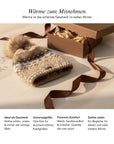 Baesics Bommelmütze mit Muster (Wollmix) – Wintermütze mit Kunstfell-Bommel, Bild 6