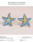 Baesics Button Covers Seestern Blau – nickelfreie Knopfüberzüge, Bild 7
