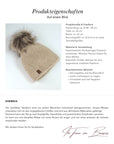 Baesics Strickmütze Glitzer mit Bommel – Wintermütze mit Fleecefutter, Bild 8