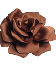 Rosen-Brosche 2-in-1 mit Haarklammer & Sicherheitsnadel (ca. 18 cm) – Boho Accessoire für Kleid, Blazer & Haar