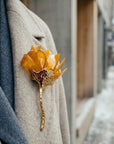 Blumenbrosche Magnolie