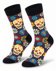 Fancy Socken Totenkopf Dunkel