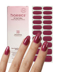 Baesics UV Gelstrips Berry Gloss – Anwendung am Nagel