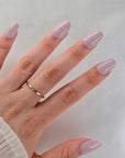 Nude Oval Softgel Press-On Nails