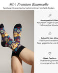Fancy Socken Totenkopf Dunkel