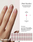 Baesics UV Gelstrips Pink Stardust