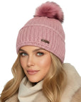 Strickmütze Classic Rosa