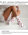 Fancy Socken Rote Herzen