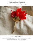 Blumenbrosche Magnolie