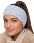 Baesics Stirnband Perlmuster Hellblau