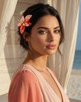 Blumenbrosche Lilie