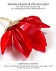 Blumenbrosche Magnolie