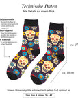 Fancy Socken Totenkopf Dunkel