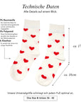 Fancy Socken Rote Herzen