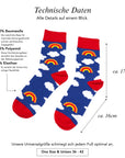Fancy Socken Regenbogen Wolken