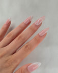 Waves Almond Softgel Press-On Nails