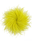 Baesics® Straußenfeder-Brosche & Haarclip in Citrus Lime
