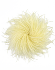 Baesics® Straußenfeder-Brosche & Haarclip in Citrus Sorbet