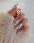 French Glazed Almond Softgel Press-On Nails