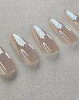 French Glazed Almond Softgel Press-On Nails