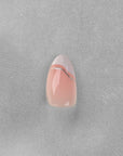 Silverline Almond Softgel Press-On Nails