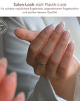 French Classic Almond Softgel Press-On Nails