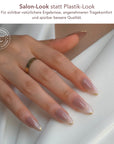 Glanzstück Cat Eye Almond Softgel Press-On Nails