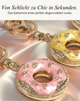 Donut Anhänger "Sweet Sprinkles" | Eleganter Schlüssel- & Taschenanhänger