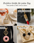 Donut Anhänger "Sweet Sprinkles" | Eleganter Schlüssel- & Taschenanhänger