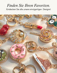 Donut Anhänger "Sweet Sprinkles" | Eleganter Schlüssel- & Taschenanhänger