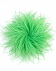 Baesics® Straußenfeder-Brosche & Haarclip in Green Gecko