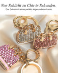 Handtaschen Anhänger "Diamond Purse" | Eleganter Schlüssel- & Taschenanhänger