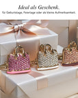 Handtaschen Anhänger "Diamond Purse" | Eleganter Schlüssel- & Taschenanhänger