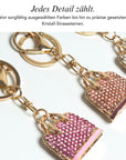 Handtaschen Anhänger "Diamond Purse" | Eleganter Schlüssel- & Taschenanhänger