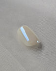 Elfenbein Glazed Square Softgel Press-On Nails