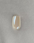 Elfenbein Glazed Square Softgel Press-On Nails