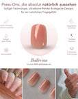 Koralle Square Softgel Press-On Nails