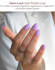 Lavendel Oval Softgel Press-On Nails